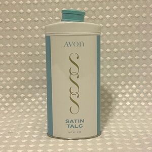 Vintage AVON SSS Skin So Soft Talc Powder  3 oz Collectible Tin Made In Canada